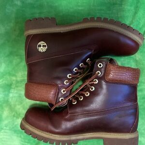 Timberland Dark Brown Leather Boots